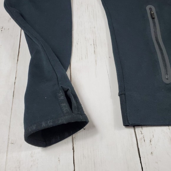 Nike Sportswear Tech Fleece Funnel WMNS Hoodie Sz S Black 617186-010 Thumbholes - Picture 6 of 13